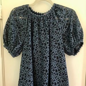 Kate Spade Women’s Dark Blue Blouse; SZ S